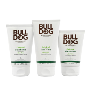 Bulldog Mens Skincare and Grooming Original Full Face Kit with Moisturizer, Face Wash & Face Scrub