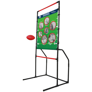 Sport Squad Endzone Challenge 2-in-1 Football and Flying Disc Toss - Backyard and Lawn Game for Indoor and Outdoor Use - Practice your Throwing Skills