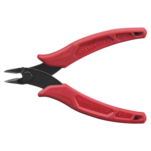 Klein Tools D275-5 Pliers, Diagonal Cutting Pliers with Precision Flush Cutter is Light and Ultra-Slim for Work in Confined Areas, 5-Inch