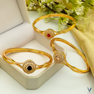 Fancy China Gold plated Zarqoon Bangles